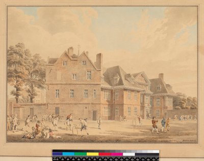 The Old Manor House, Marylebone, as a School, 1791 by Michael Rooker